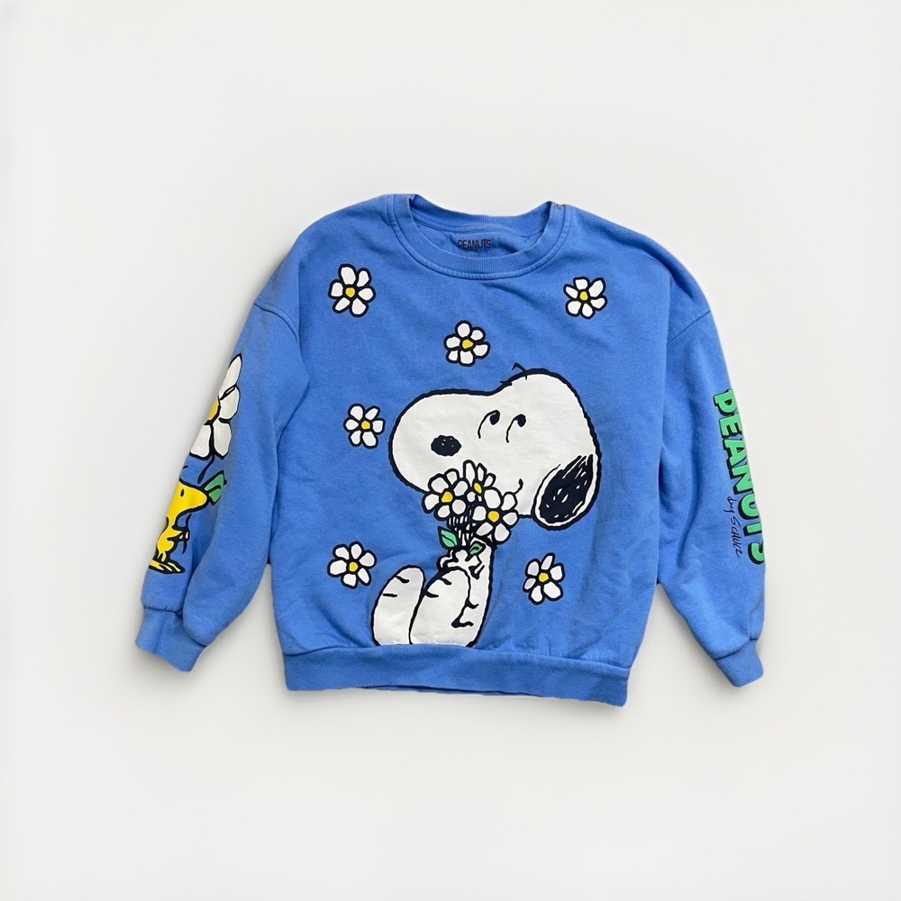 Peanuts Snoopy Christmas Pullover Graphic‎ Sweatshirt 9/10 Yeard